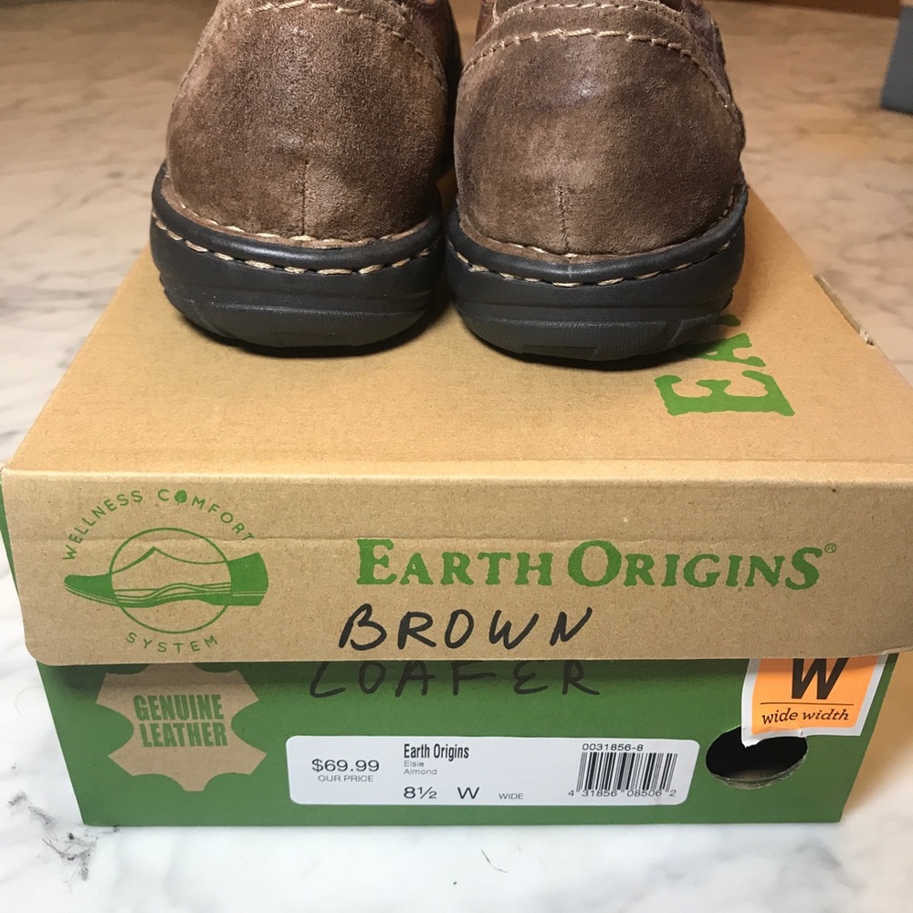 Earth Origins Women’s Brown Leather Loafer - Picture 4 of 7